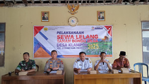 Transparansi Pengelolaan Aset Desa, Lelang Tanah Bondo Desa Klampok Godong Digelar Terbuka