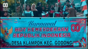 Desa Klampok Gelar Karnaval dalam Rangka Peringatan HUT ke-80 Republik Indonesia